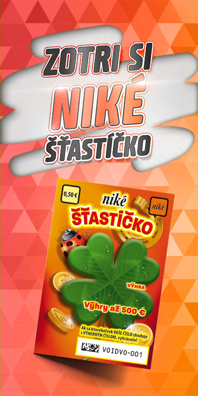 NIKÉ ŠŤASTÍČKO